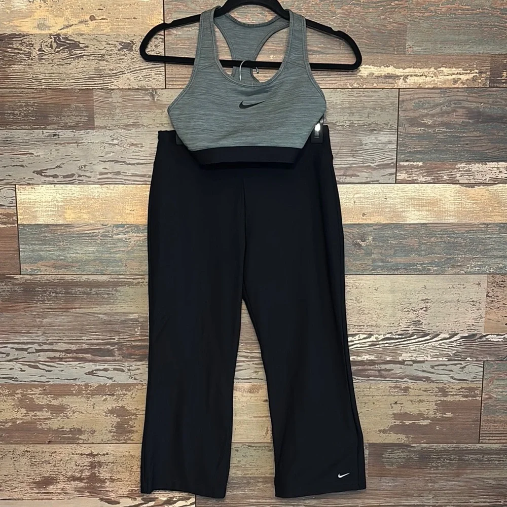 Nike | 2 pc. Dri-Fit Pant & Sports Bra Athletic/ Yoga Workout Set | Size: S